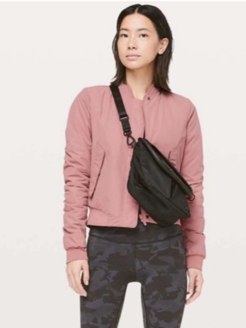 lululemon athletica Dusty Rose Bomber Jacket